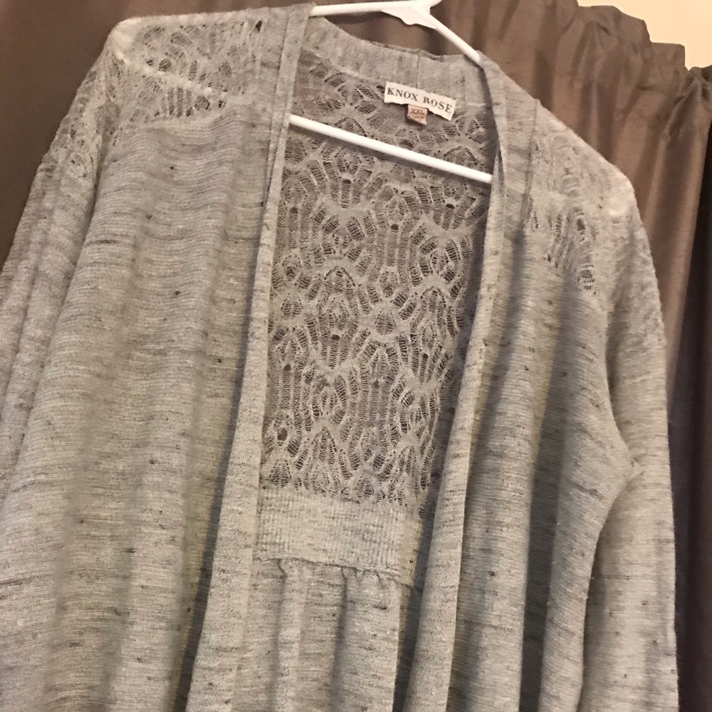 Used grey Cardigan.